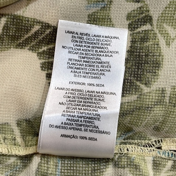 šCOLUMBIA XCO Silk Tropical Escape Palm Short Sleeve Hawaiian Shirt - Picture 12 of 12